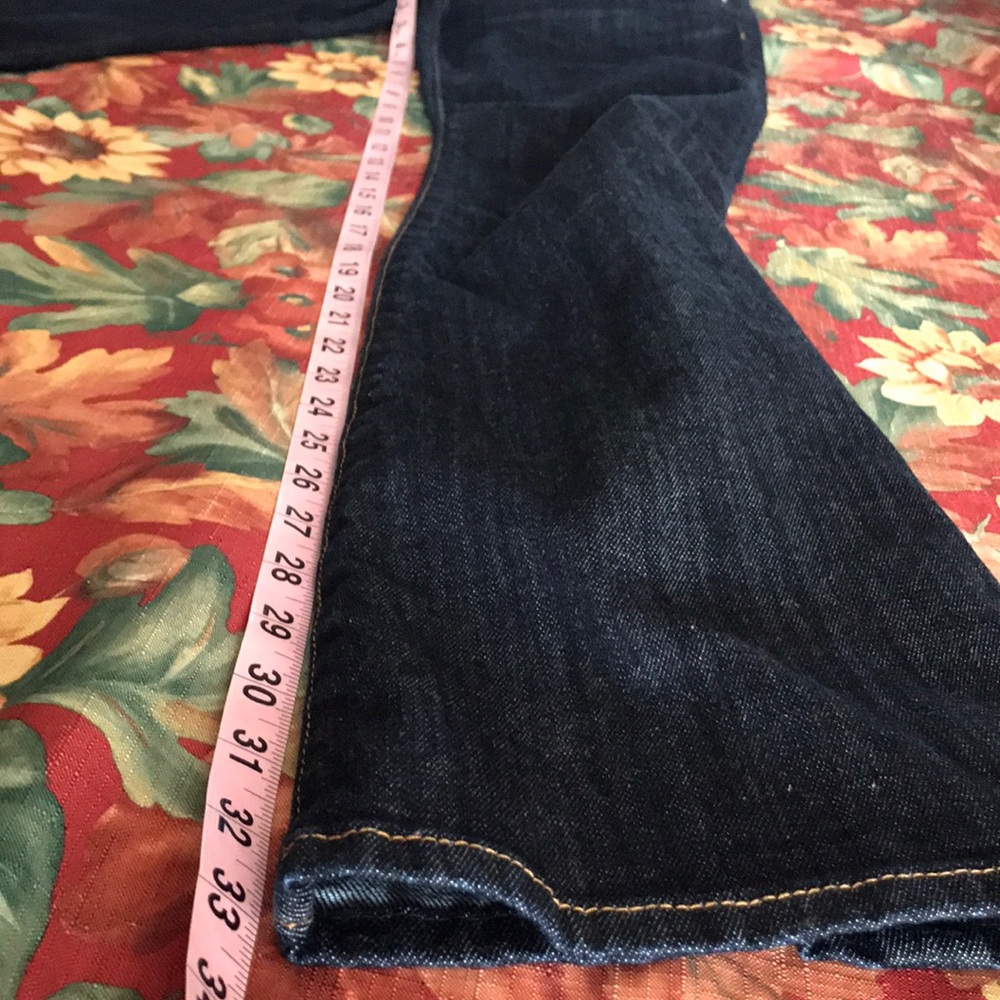 See Thru Soul Flare Dark Wash Jeans - Picture 6 of 8